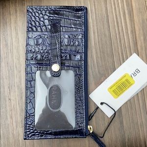 Brahman blue ink credit card wallet new with tags